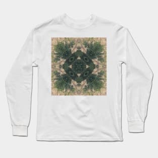 Pampas Grass Pattern Long Sleeve T-Shirt